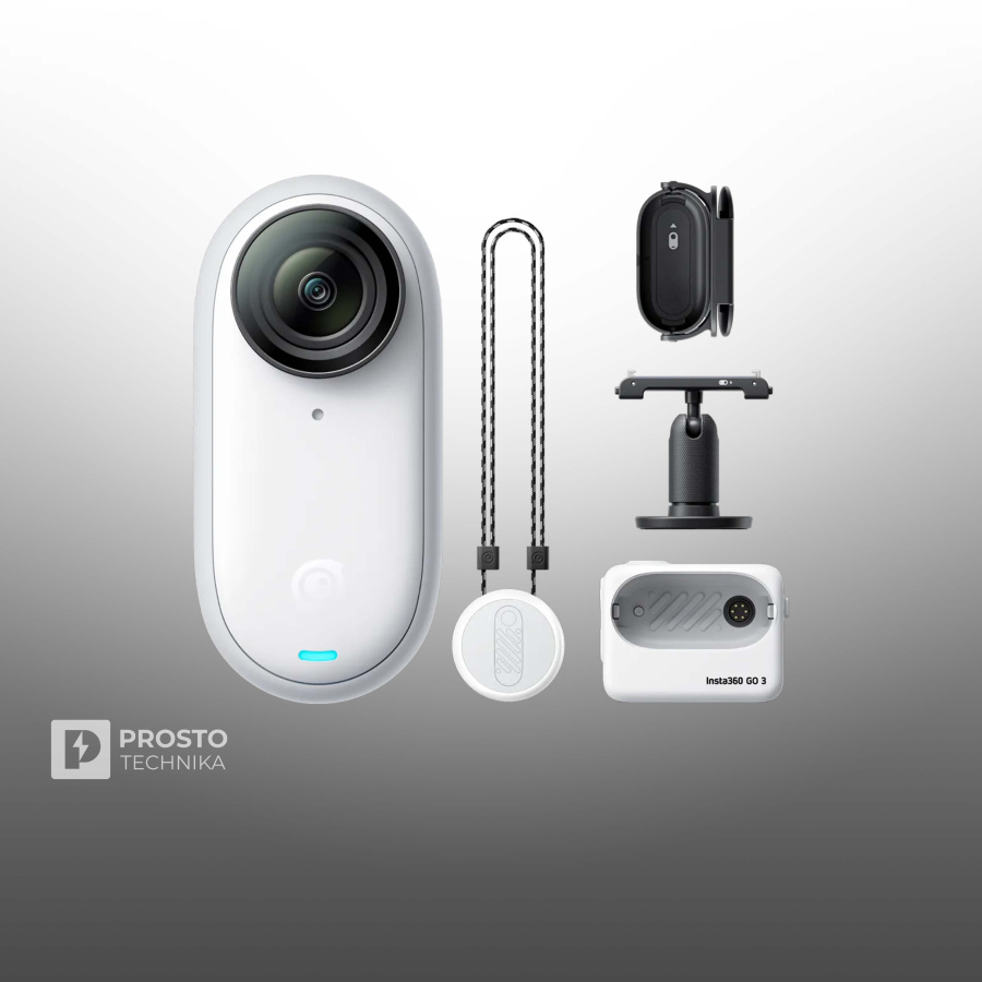 Экшн-камера Insta360 GO 3S 128Gb Arctic White
